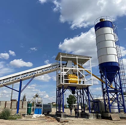 AIMIX Бетонный завод AJ60 в Казахстане