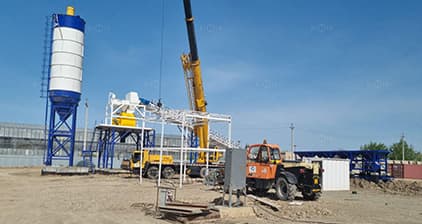 AIMIX Бетонный завод AJ60 в Казахстане