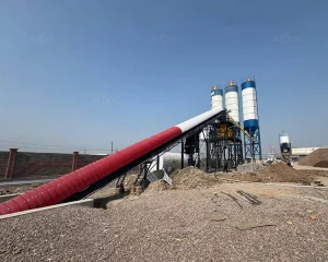 AIMIX Стационарный бетонный завод AJ-120 в Узбекистане