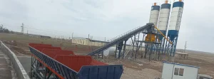 AIMIX Стационарный бетонный завод AJ-120 в Узбекистане