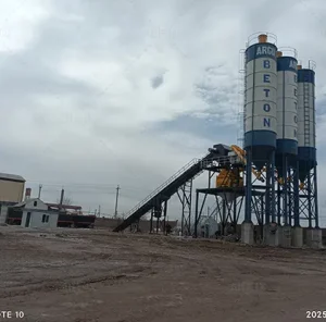 AIMIX Стационарный бетонный завод AJ-120 в Узбекистане