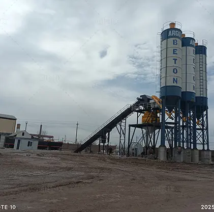 AIMIX Стационарный бетонный завод AJ-120 в Узбекистане