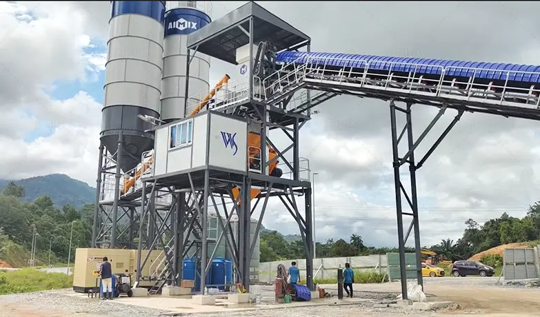 AJ120 Бетонный завод в Малайзии