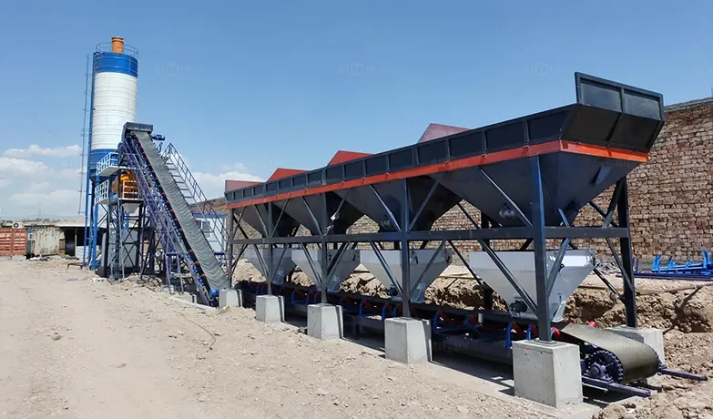 Бетонный завод AJ60 в Узбекистане