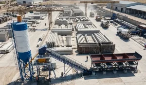 Бетонный завод AJ60 в Узбекистане