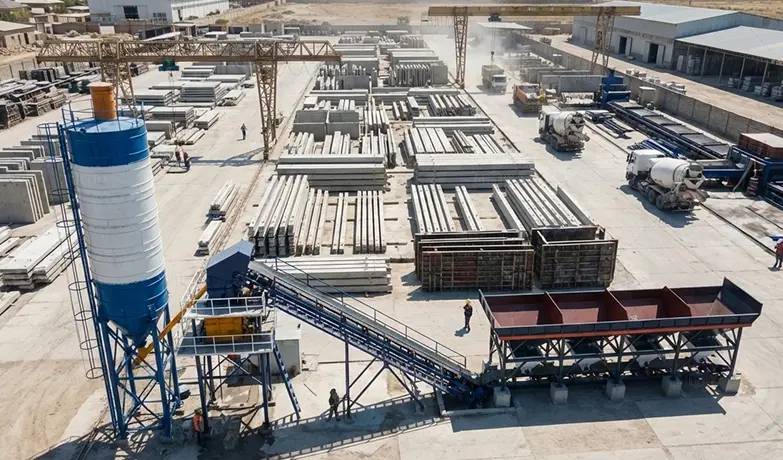 Бетонный завод AJ60 в Узбекистане