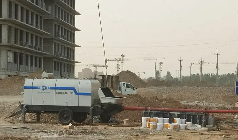 AIMIX Стационарный Бетононасос ABT90C в Узбекистане