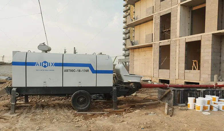 AIMIX Стационарный Бетононасос ABT90C в Узбекистане