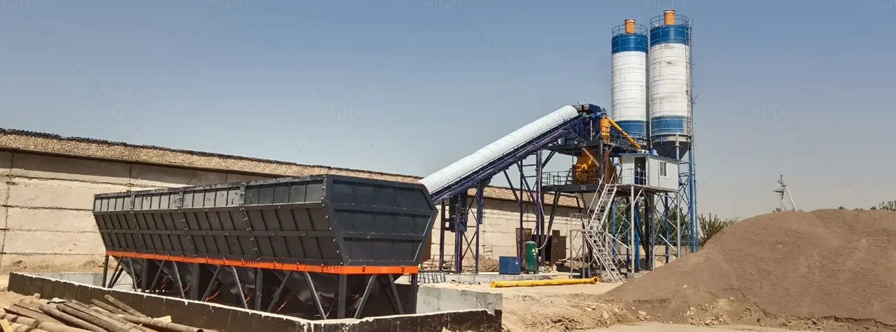 AIMIX Стационарный бетонный завод AJ-120 в Ташкенте