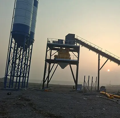 AIMIX Бетонный завод AJ120 в Узбекистане