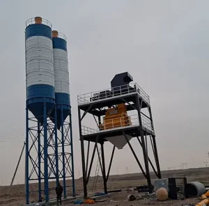 AIMIX Бетонный завод AJ120 в Узбекистане