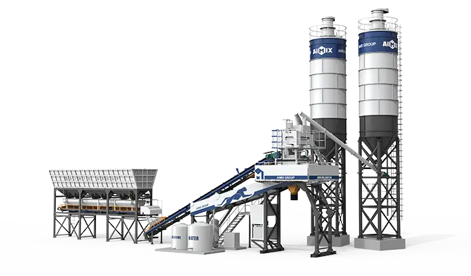 AJQ Компактный быстромонтируемый бетонный завод