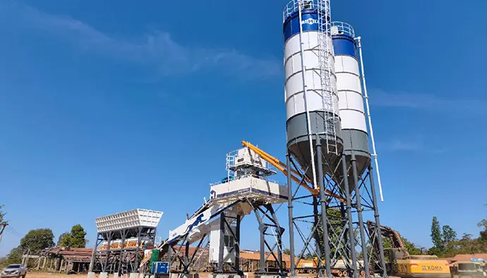 AJQ Компактный быстромонтируемый бетонный завод